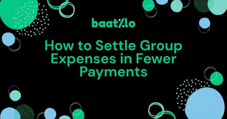 How to Settle Group Expenses in Fewer Payments